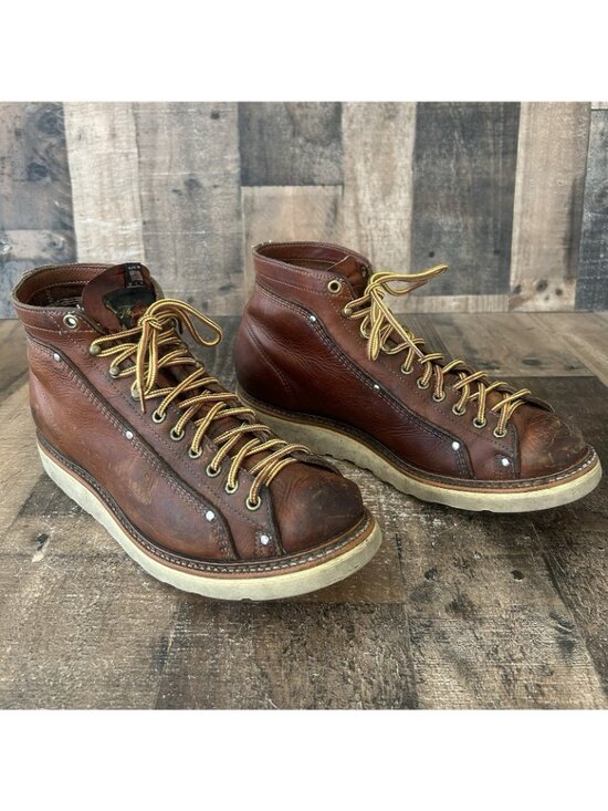 Thorogood 814-4233 Plain Toe Roofer Work Boots Mens 10 D main image 12